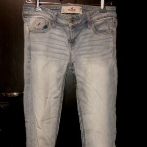 Hollister light washed skinny jeans